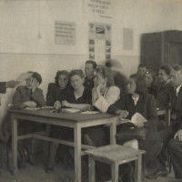 В. Н. Михайлов на практике в школе. Фонды Музея истории КФУ