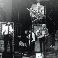 Студенты СГУ. КВН. Третий справа – студент исторического факультета СГУ Д. Прохоров.